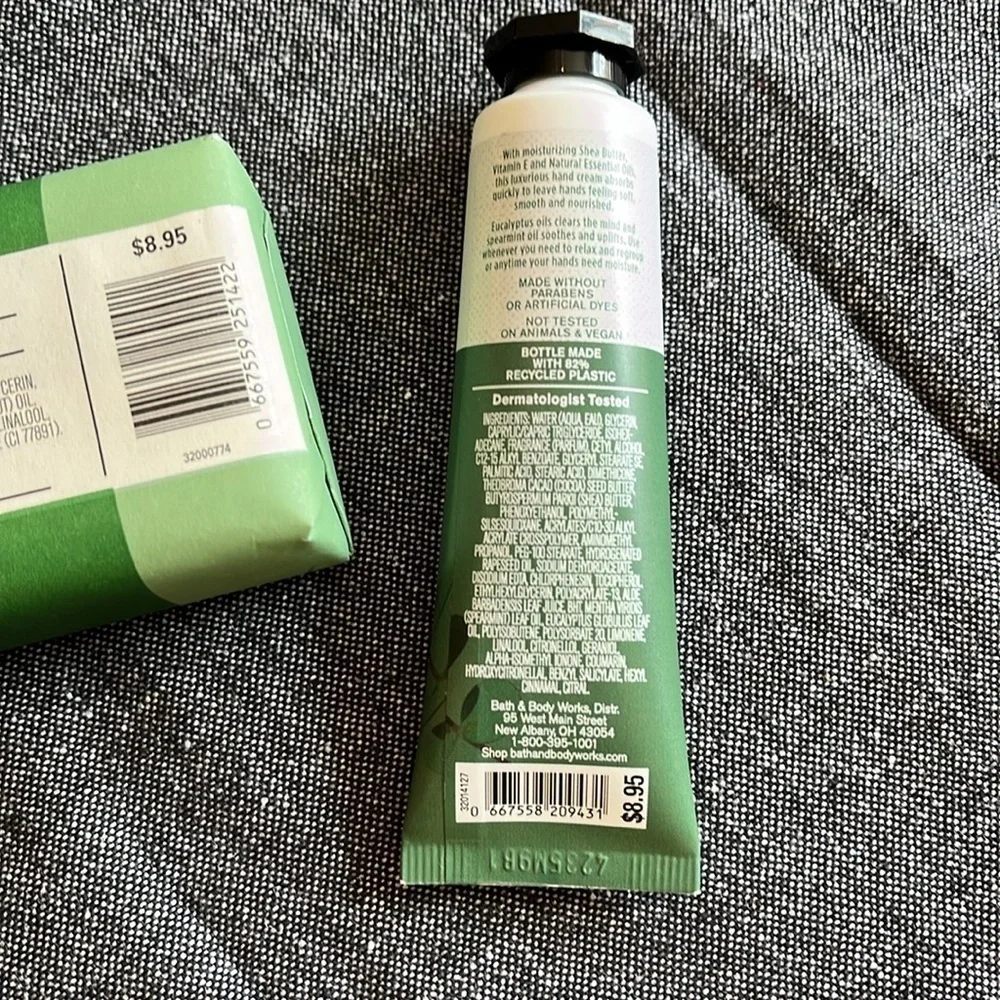 Bath and Body Works Eucalyptus Spearmint Shea Butter Cleansing Bar Set